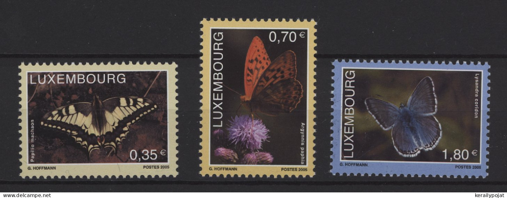 Luxembourg - 2005 Butterflies MNH__(TH-26918) - Unused Stamps