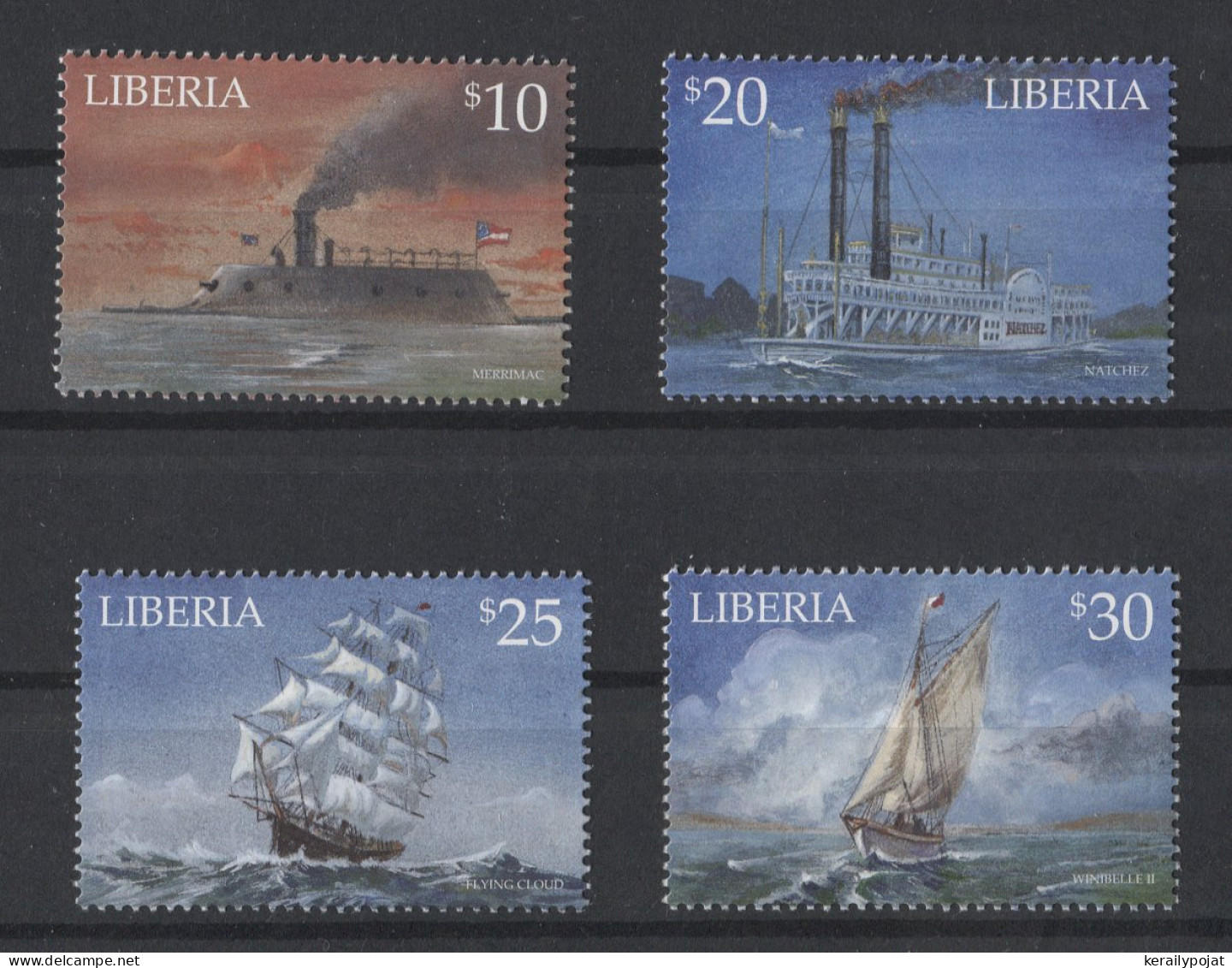 Liberia - 2001 Ships MNH__(TH-26497) - Liberia