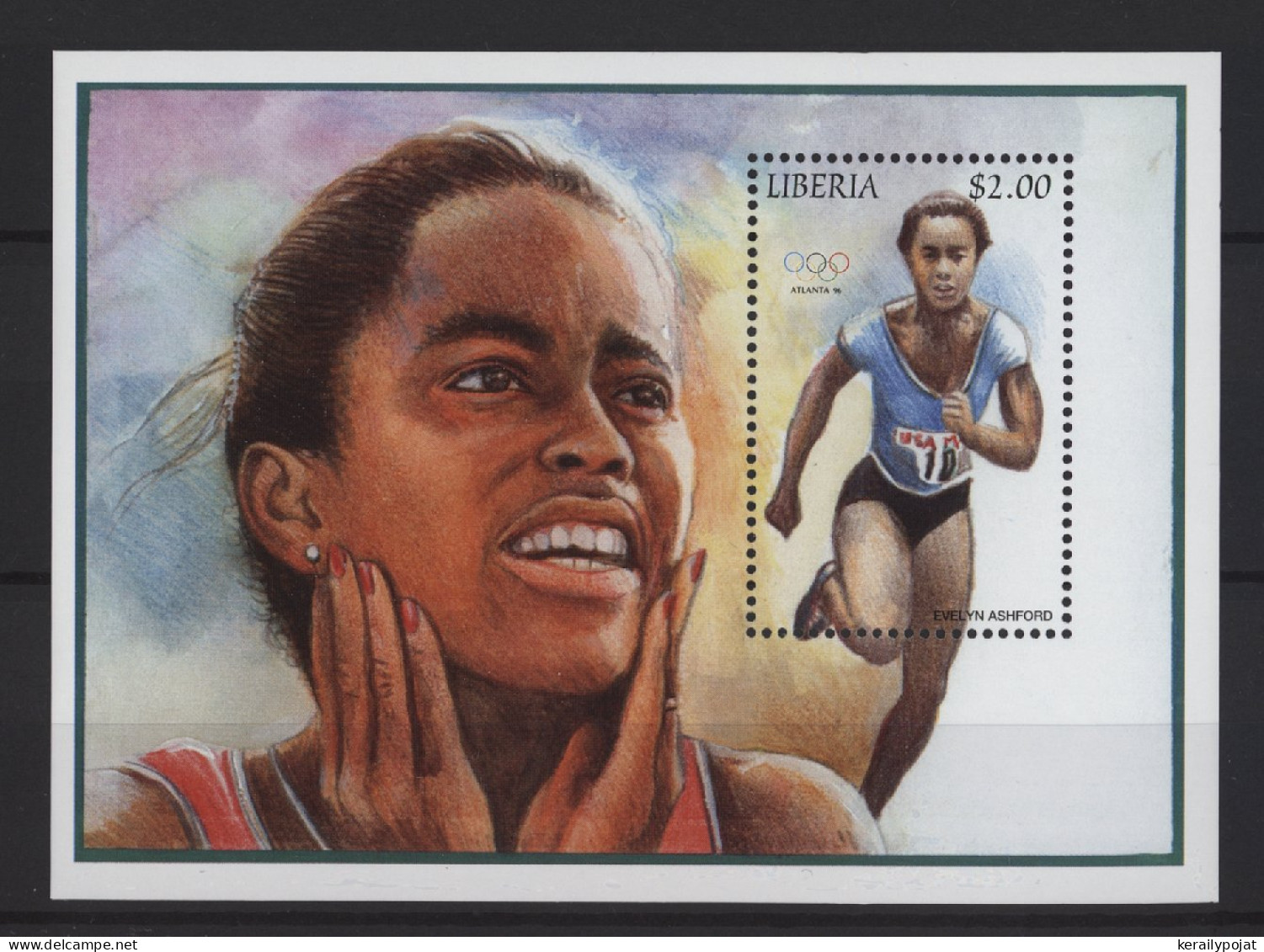 Liberia - 1996 Summer Olympics Atlanta Block MNH__(TH-27603) - Liberia