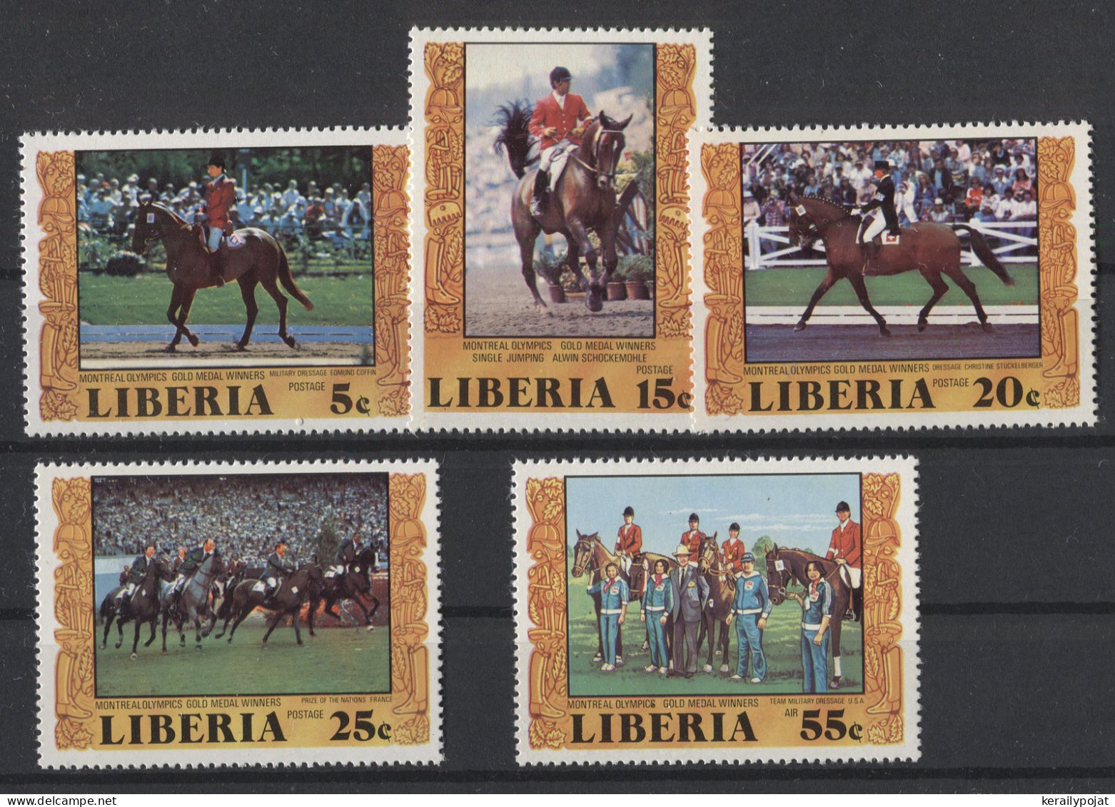 Liberia - 1977 Equestrian Competitions MNH__(TH-24957) - Liberia