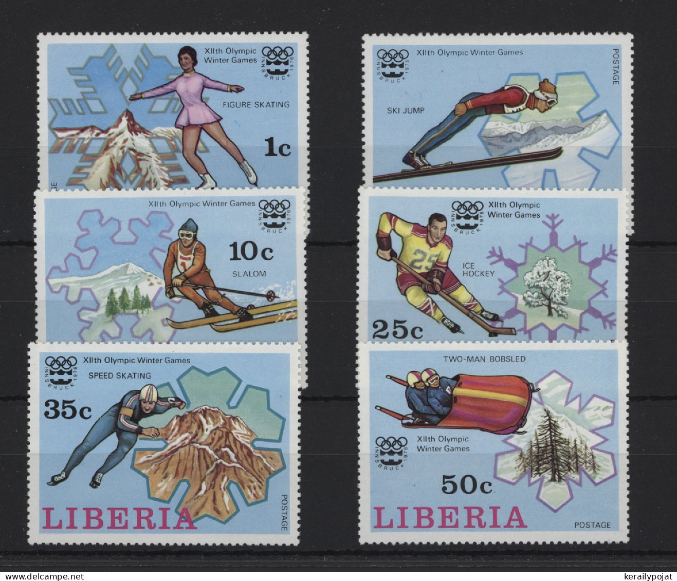 Liberia - 1976 Winter Olympics Innsbruck MNH__(TH-24324) - Liberia