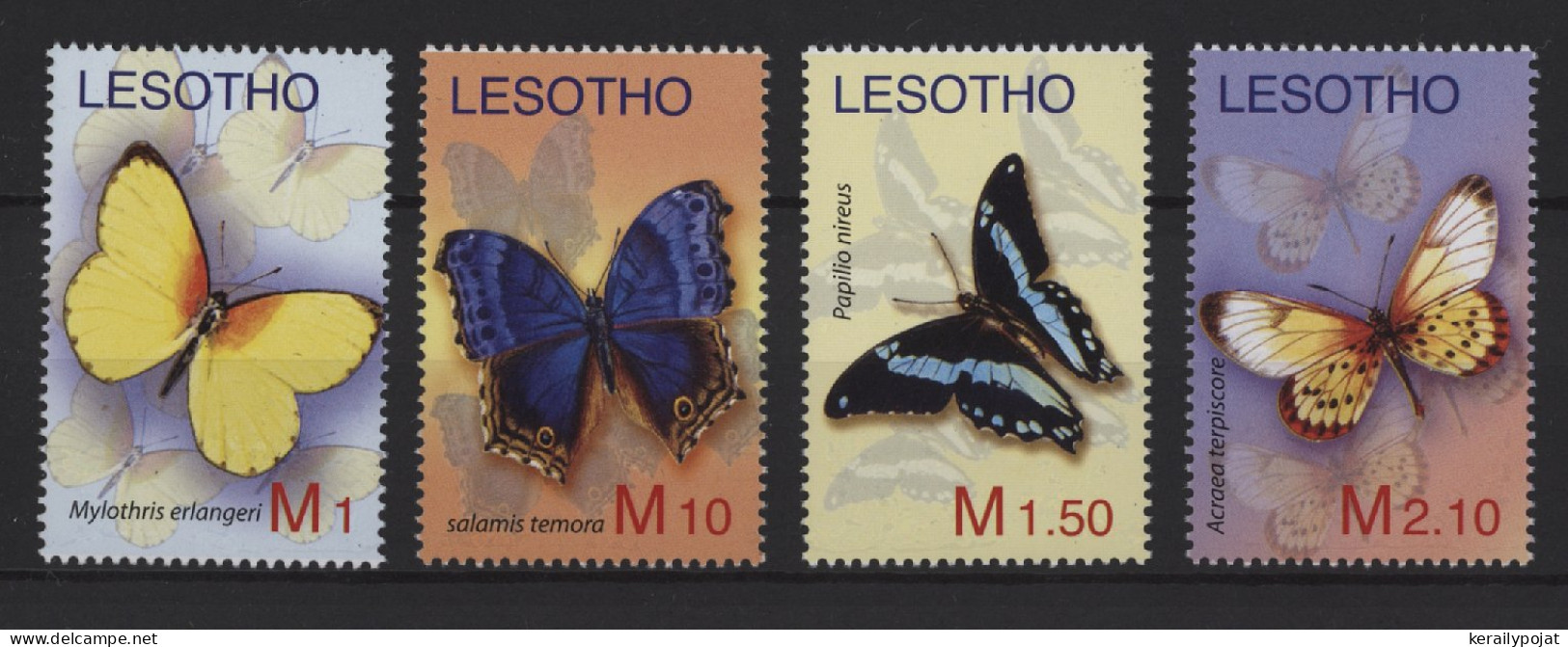 Lesotho - 2007 Butterflies MNH__(TH-26914) - Lesotho (1966-...)