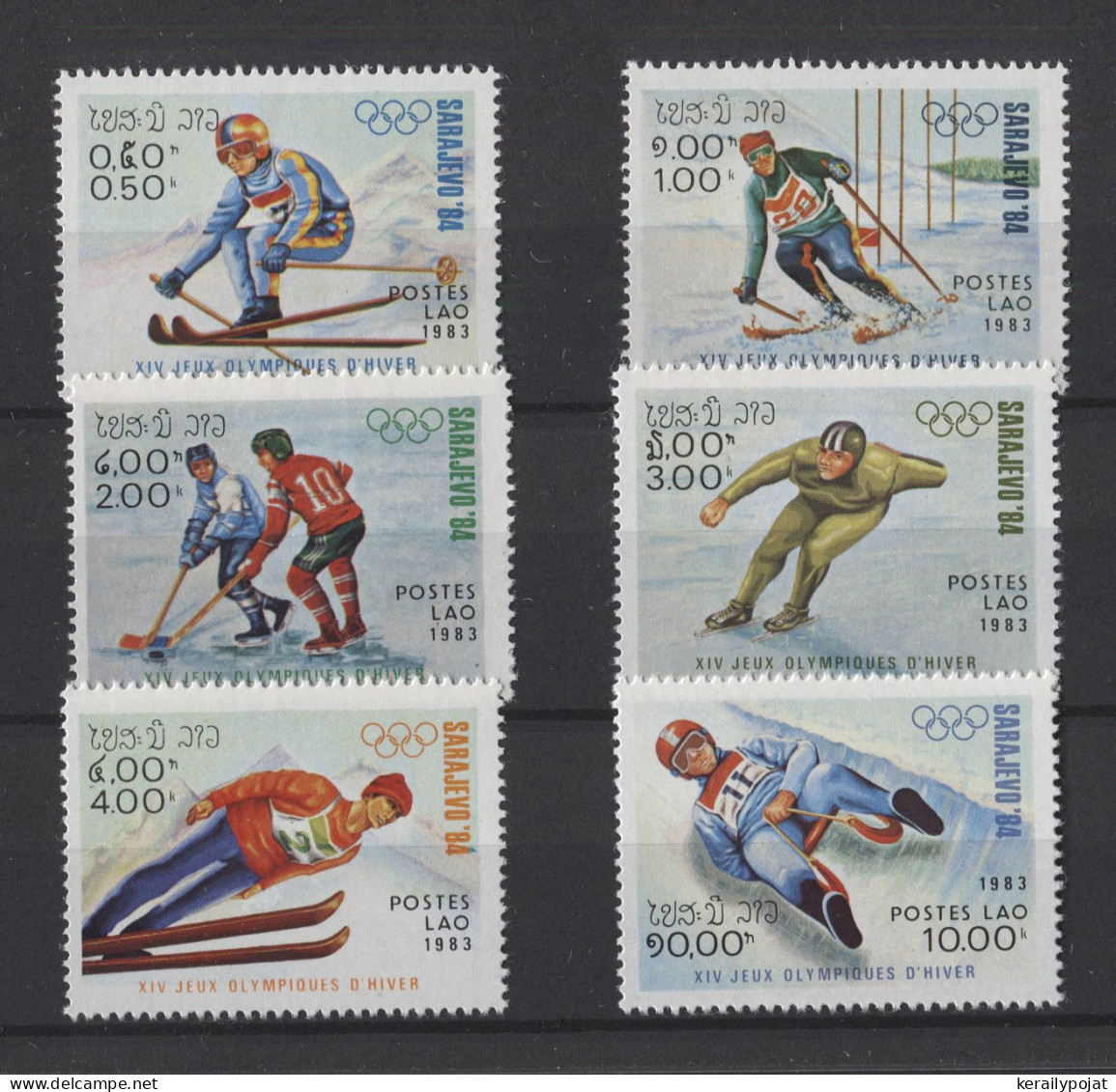 Laos - 1983 Winter Olympics Sarajevo MNH__(TH-24966) - Laos