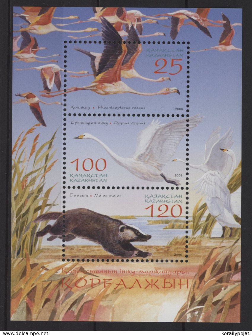 Kazakhstan - 2006 Kugaljino Nature Reserve Block MNH__(TH-26988) - Kazakistan