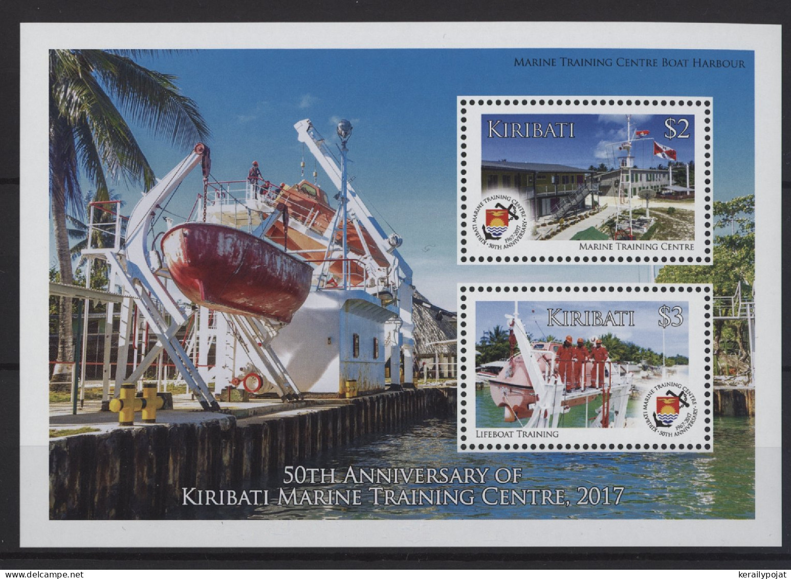 Kiribati - 2017 Navy's Training Center Block MNH__(TH-25962) - Kiribati (1979-...)