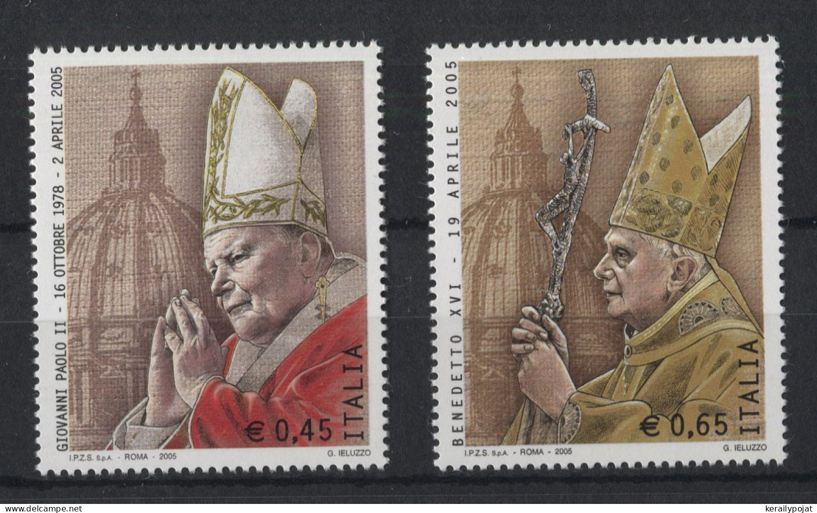 Italy - 2005 Death Of Pope John Paul II MNH__(TH-23615) - 2001-10: Nieuw/plakker