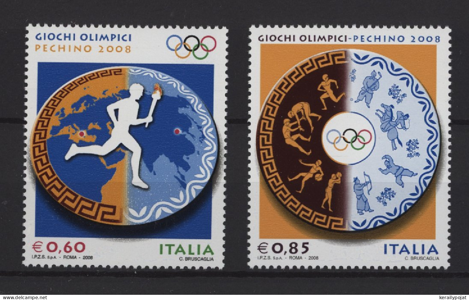 Italy - 2008 Summer Olympics Beijing MNH__(TH-25595) - 2001-10: Nieuw/plakker