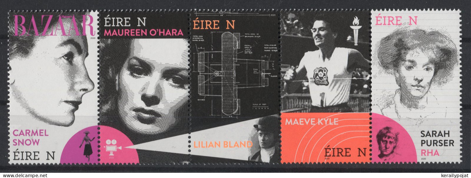 Ireland - 2020 Pioneers Among Irish Women Strip MNH__(TH-26359) - Neufs