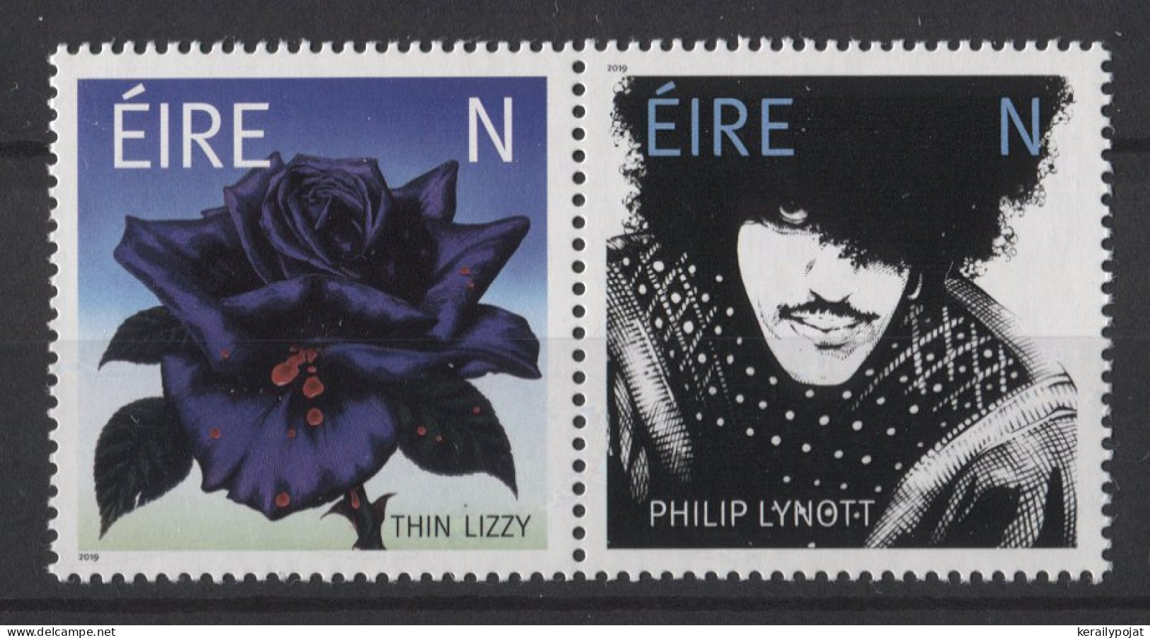 Ireland - 2019 Thin Lizzy Pair MNH__(TH-26401) - Unused Stamps