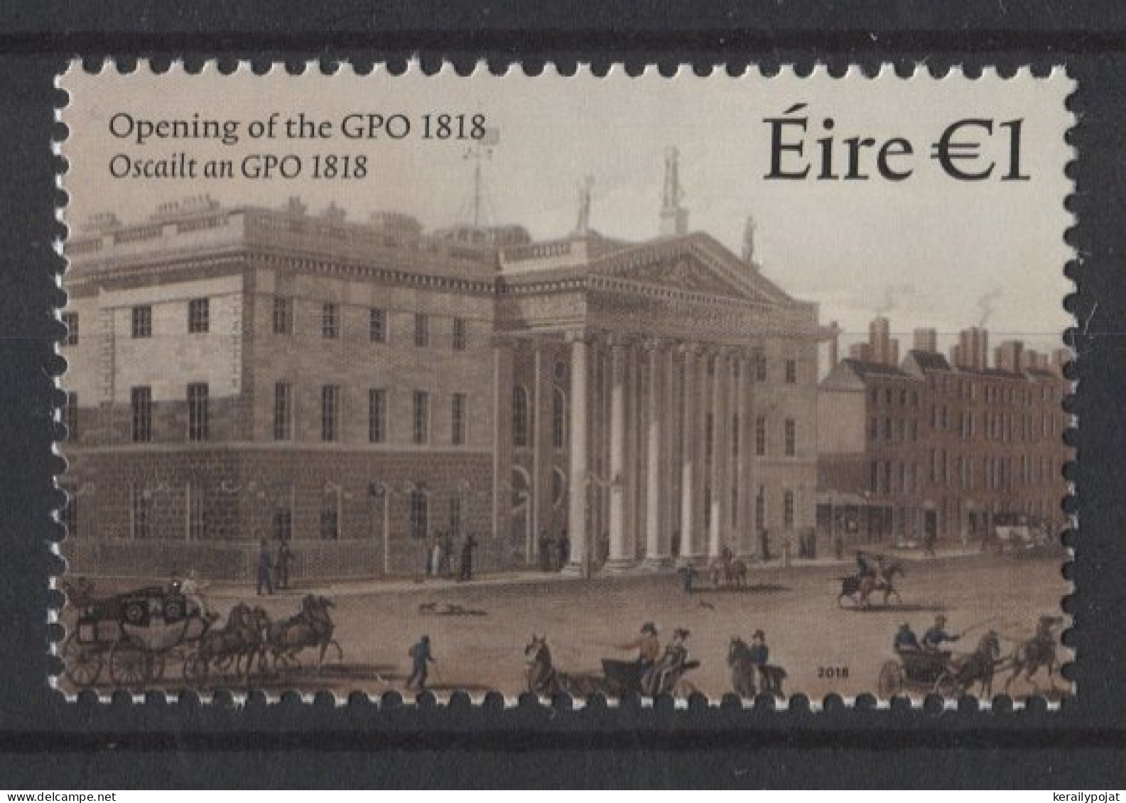 Ireland - 2018 Main Post Office In Dublin MNH__(TH-26282) - Unused Stamps