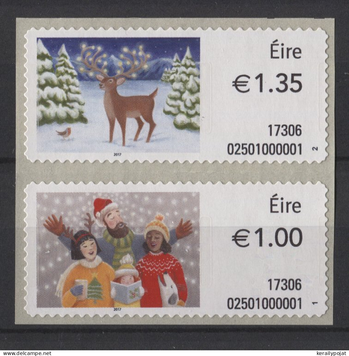 Ireland - 2017 Christmas (machine) MNH__(TH-26377) - Neufs