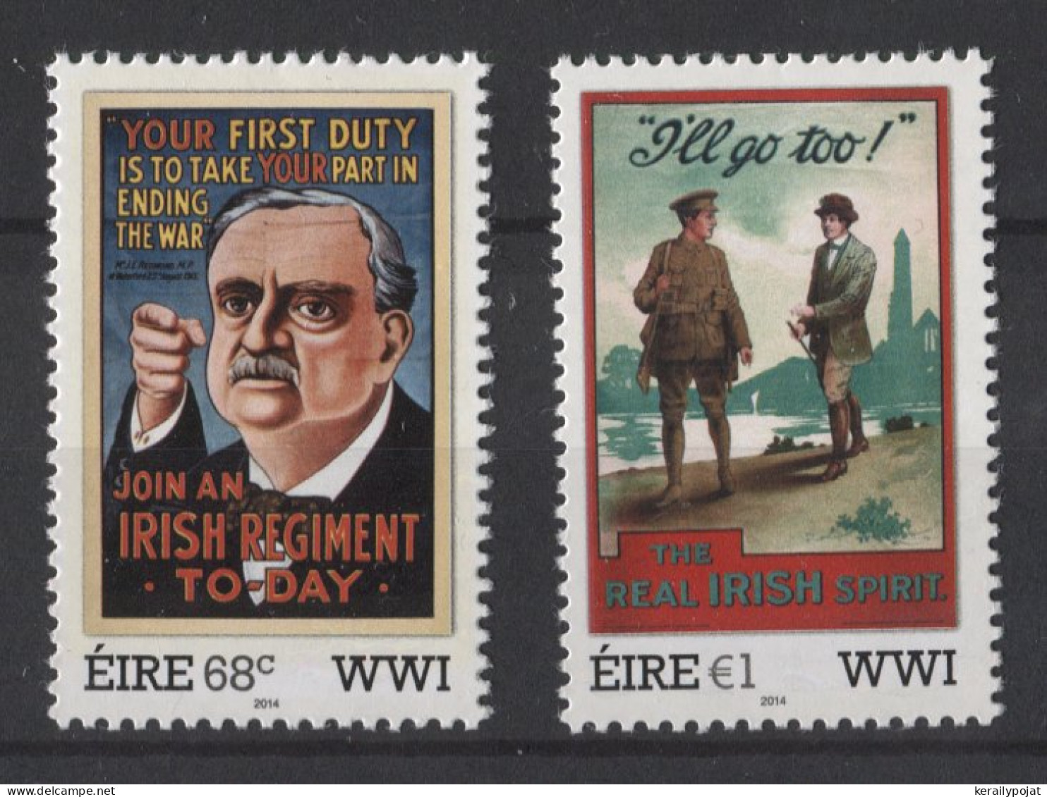 Ireland - 2014 Military Advertising Posters MNH__(TH-26342) - Unused Stamps