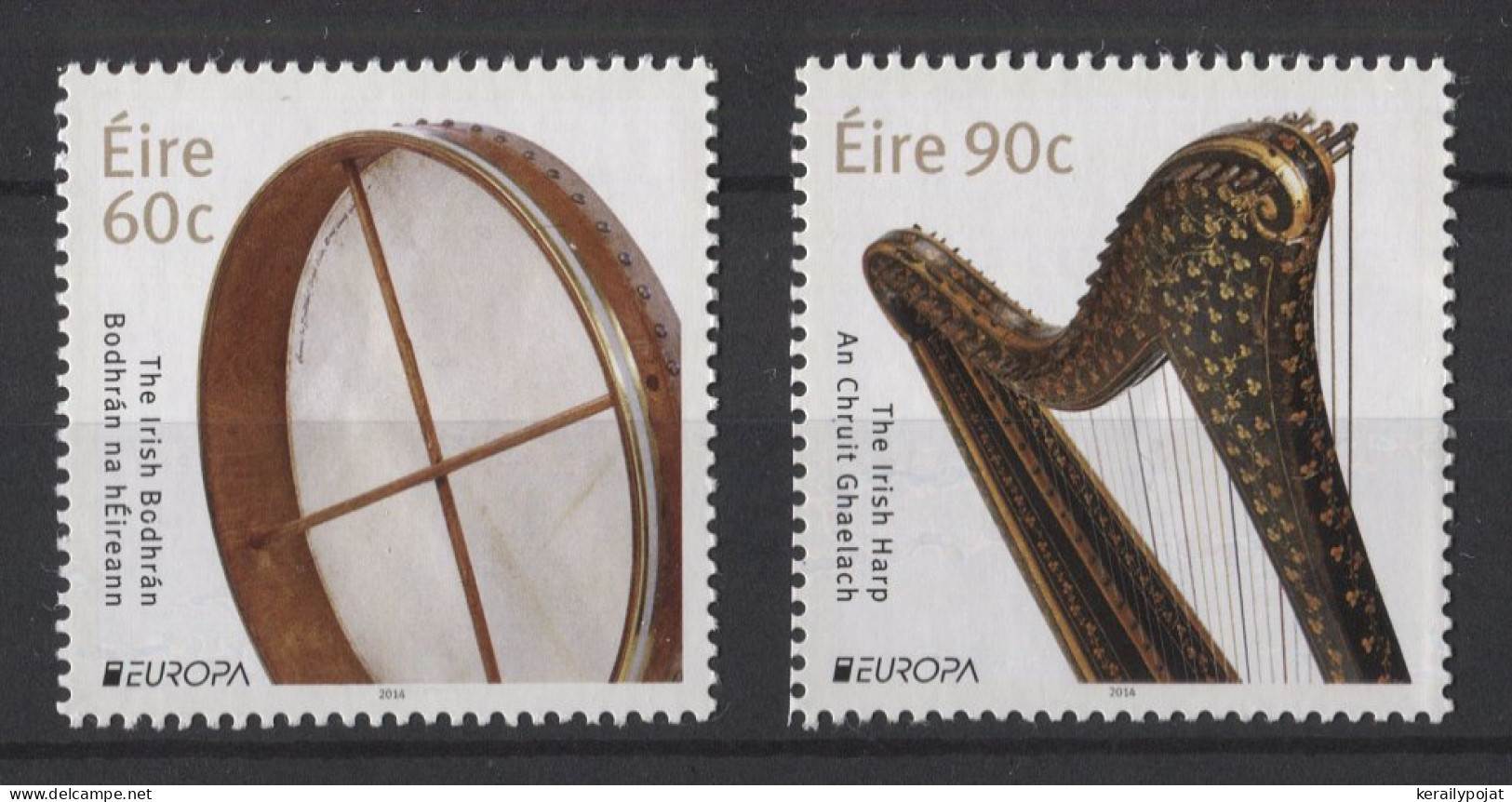 Ireland - 2014 Europe Folk Music Instruments MNH__(TH-26393) - Neufs