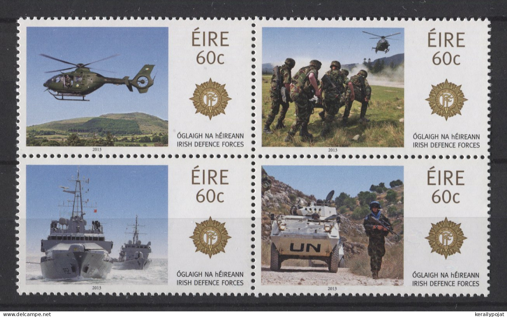 Ireland - 2013 Irish Forces Block Of Four MNH__(TH-26309) - Hojas Y Bloques