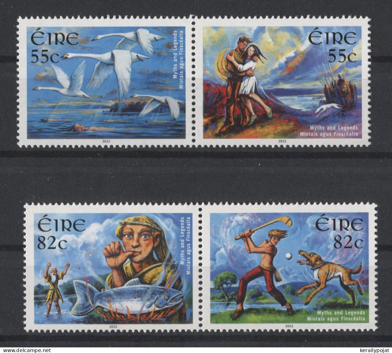 Ireland - 2012 Myths And Legends Pairs MNH__(TH-26275) - Unused Stamps