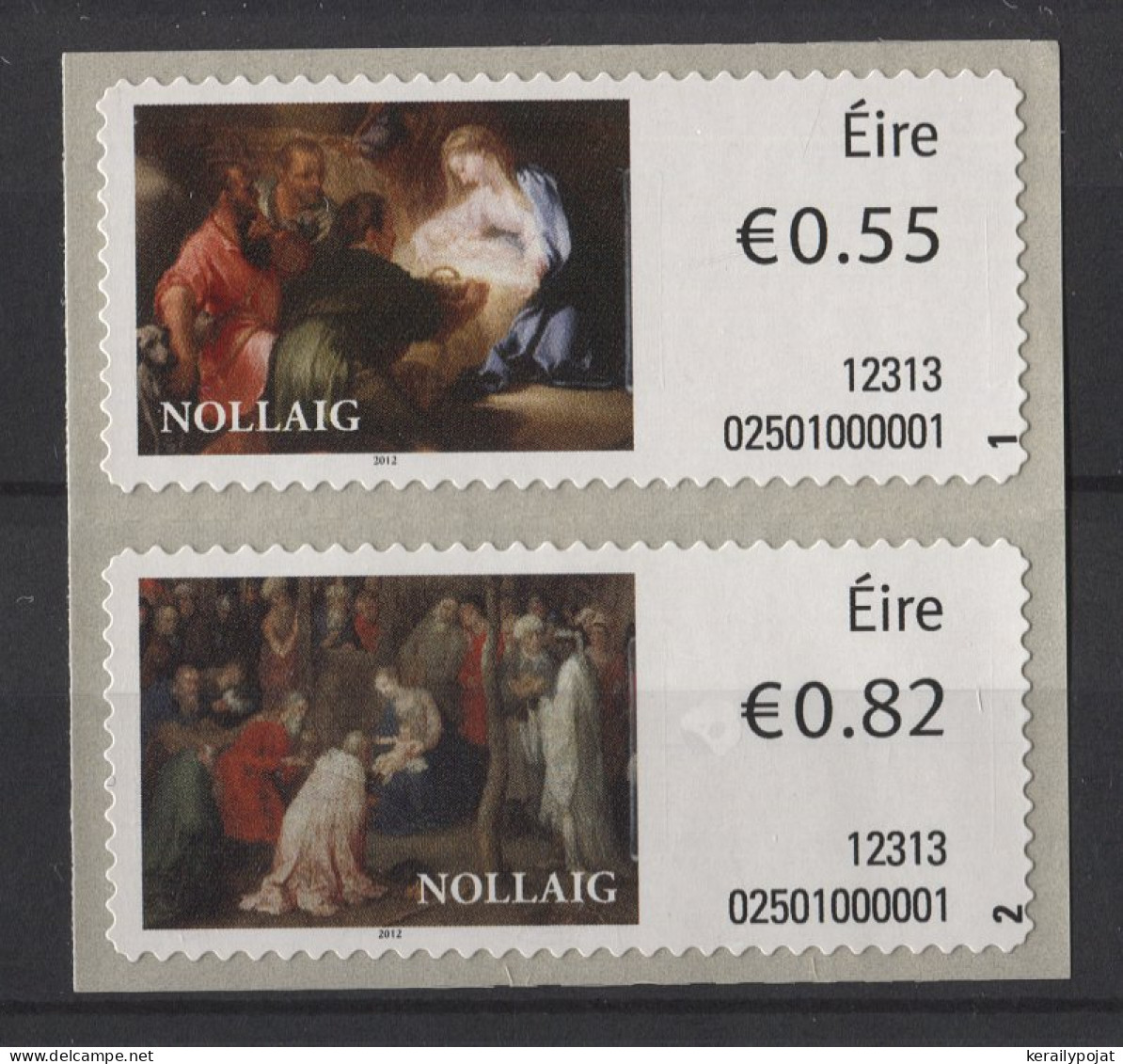 Ireland - 2012 Christmas (machine) MNH__(TH-26380) - Unused Stamps