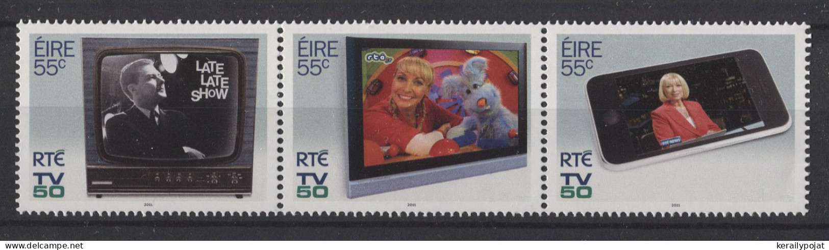 Ireland - 2011 State Television Station Strip MNH__(TH-26277) - Unused Stamps