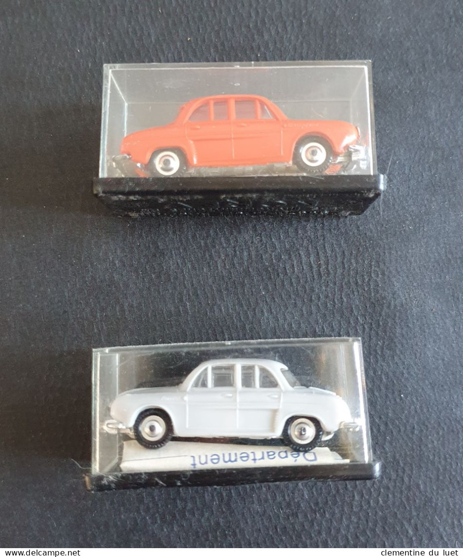 RENAULT DAUPHINE MICRO NOREV ECHELLE 1/86 EME MICROMINIATURE N°508 LOT 2 OBJETS - Sonstige & Ohne Zuordnung