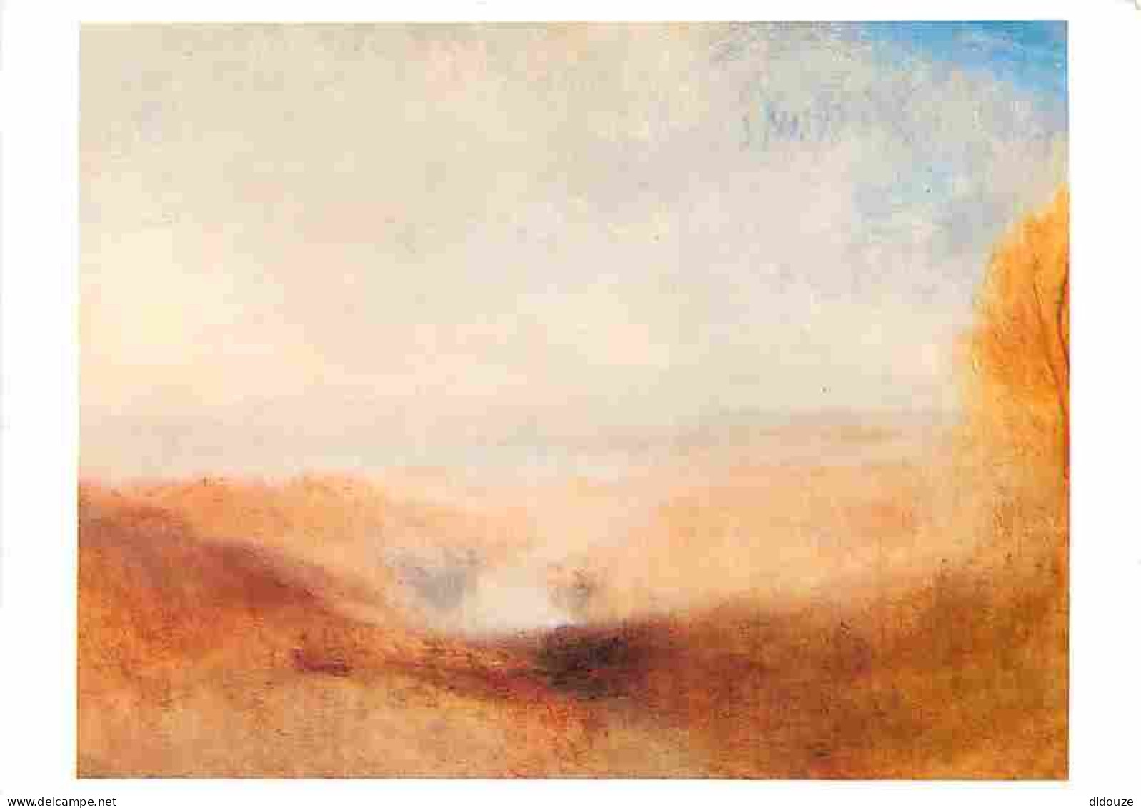 Art - Peinture - JMW Turner - Paysage Avec Une Rivière Et Une Baie Au Loin - CPM - Voir Scans Recto-Verso - Malerei & Gemälde