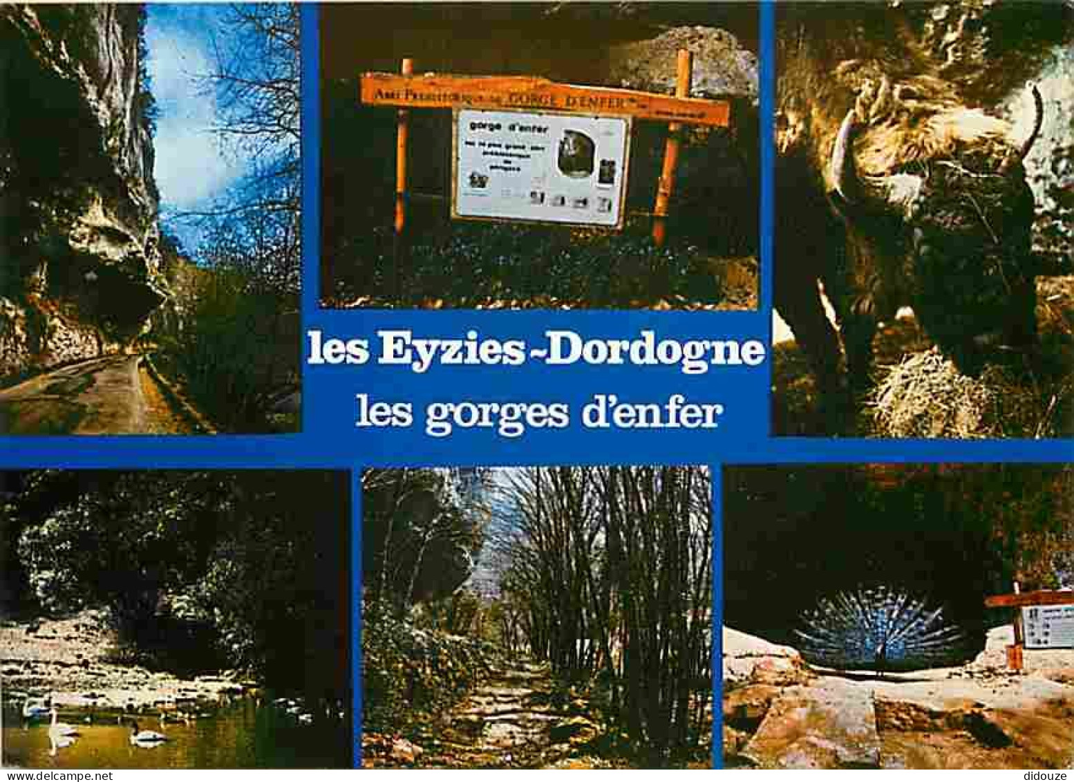 24 - Les Eyzies - Capitale De La Préhistoire - Les Gorges D'enfer - Multivues - CPM - Voir Scans Recto-Verso - Les Eyzies