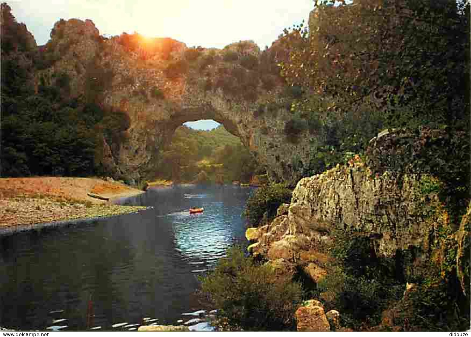 07 - Ardèche - Gorges De L'Ardèche - Le Pont D'Arc - Flamme Postale De Orgnac L'Aven - CPM - Voir Scans Recto-Verso - Vallon Pont D'Arc