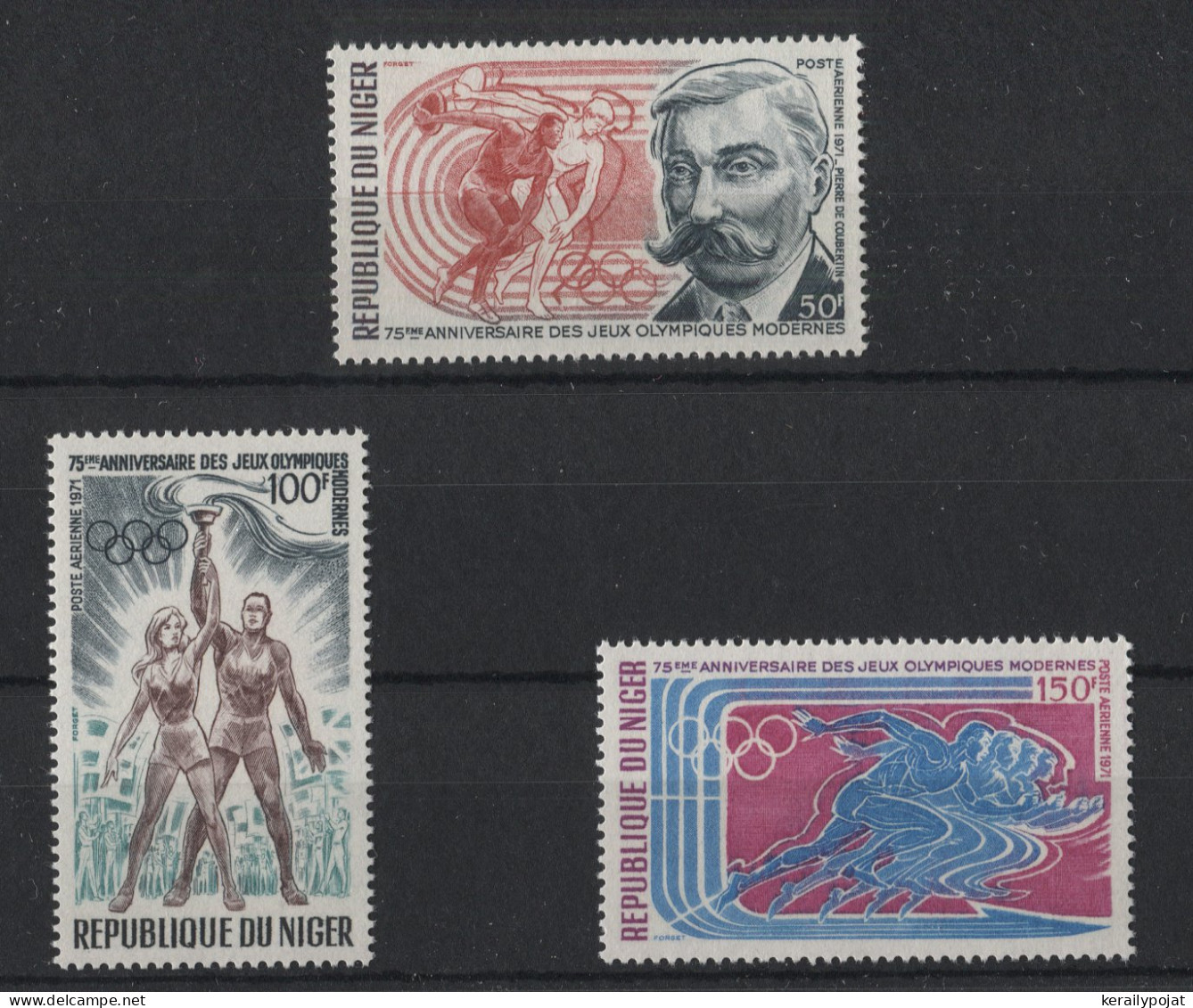 Niger - 1971 Modern Olympic Games MNH__(TH-23782) - Níger (1960-...)