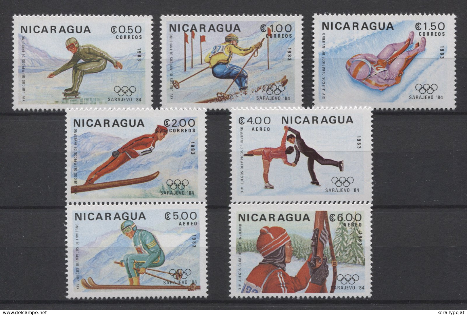 Nicaragua - 1983 Winter Olympics Sarajevo MNH__(TH-24967) - Nicaragua