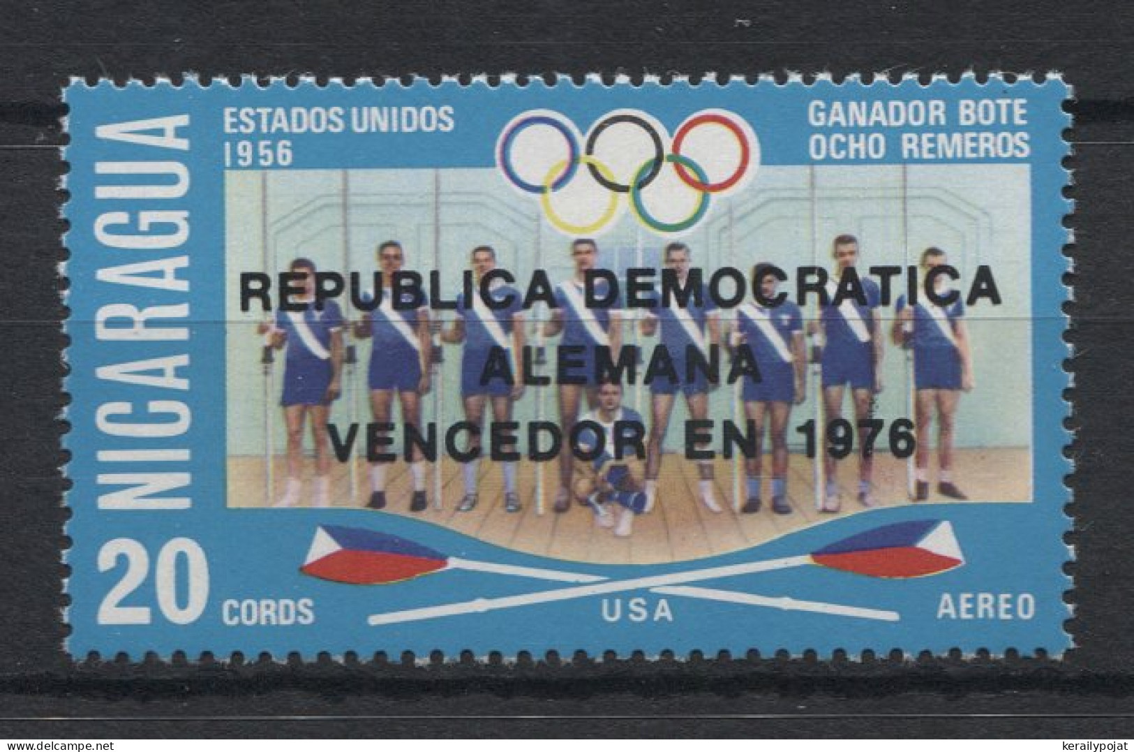 Nicaragua - 1976 Montreal Olympic Champion Overprint MNH__(TH-24189) - Nicaragua