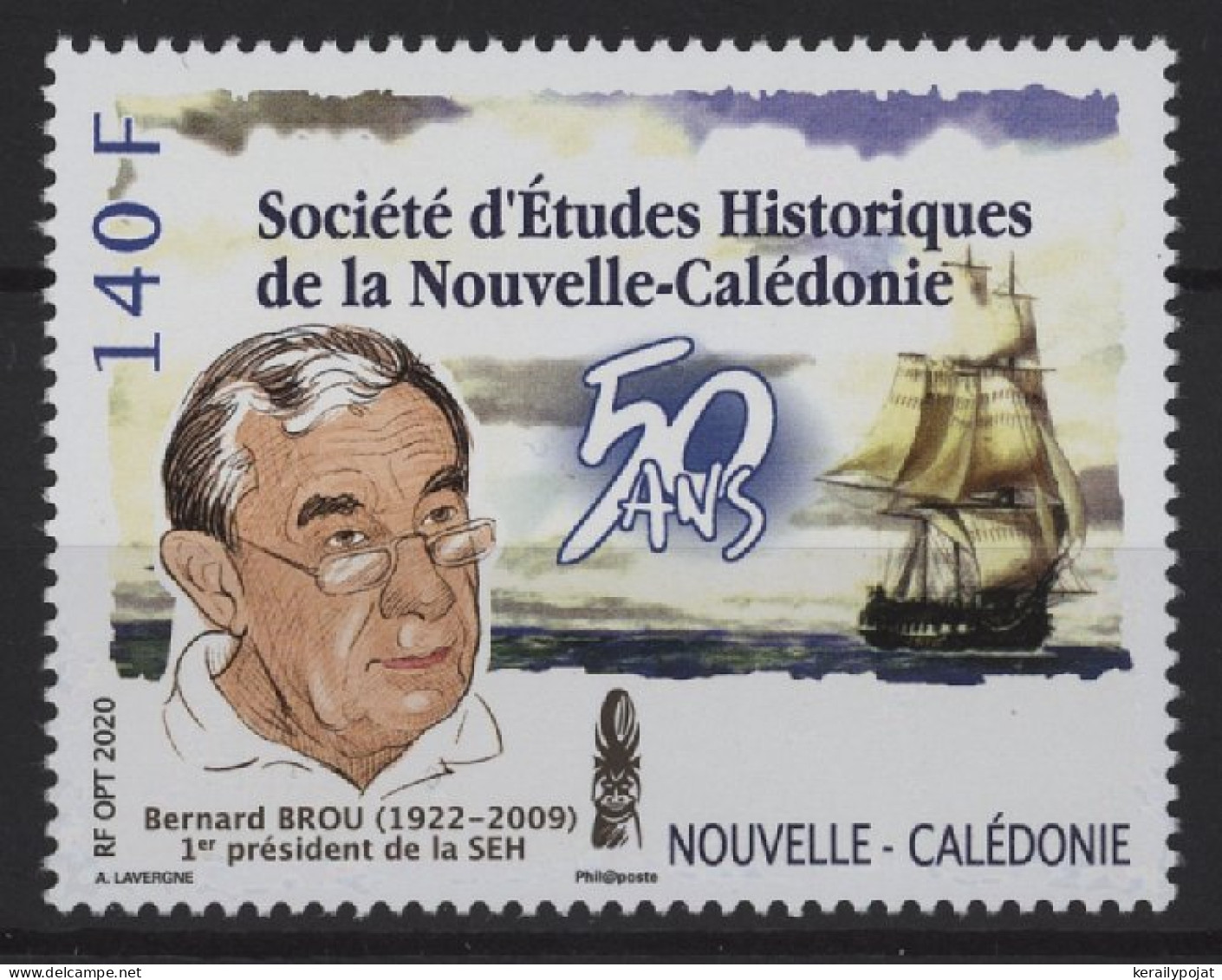 New Caledonia - 2020 Society For Historical Studies MNH__(TH-26008) - Ungebraucht