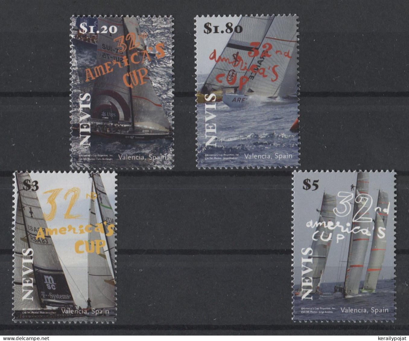 Nevis - 2008 America's Cup MNH__(TH-26433) - St.Kitts-et-Nevis ( 1983-...)