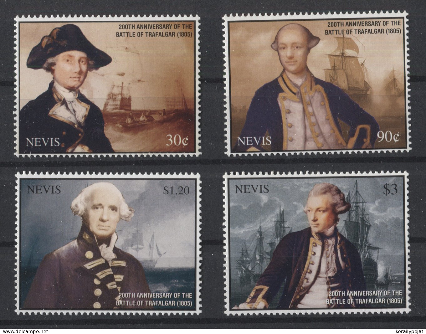 Nevis - 2005 Battle Of Trafalgar MNH__(TH-26430) - St.Kitts E Nevis ( 1983-...)