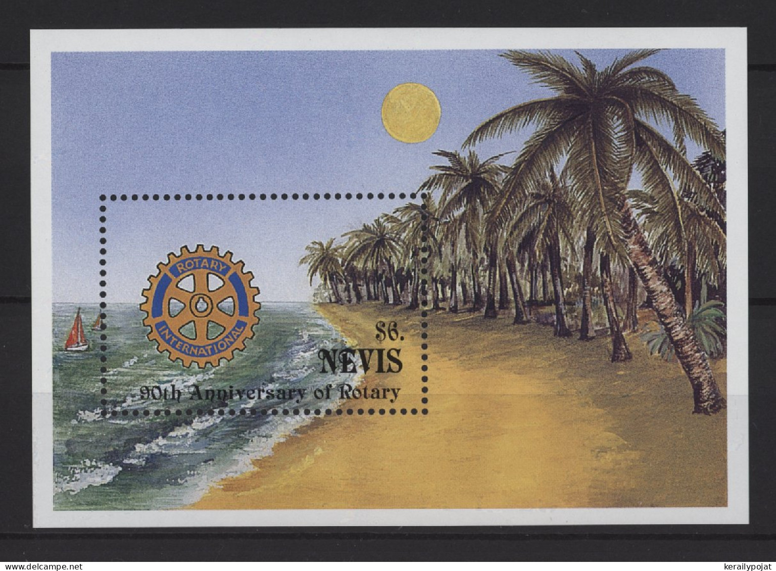 Nevis - 1995 Rotary International Block MNH__(TH-27451) - St.Kitts-et-Nevis ( 1983-...)