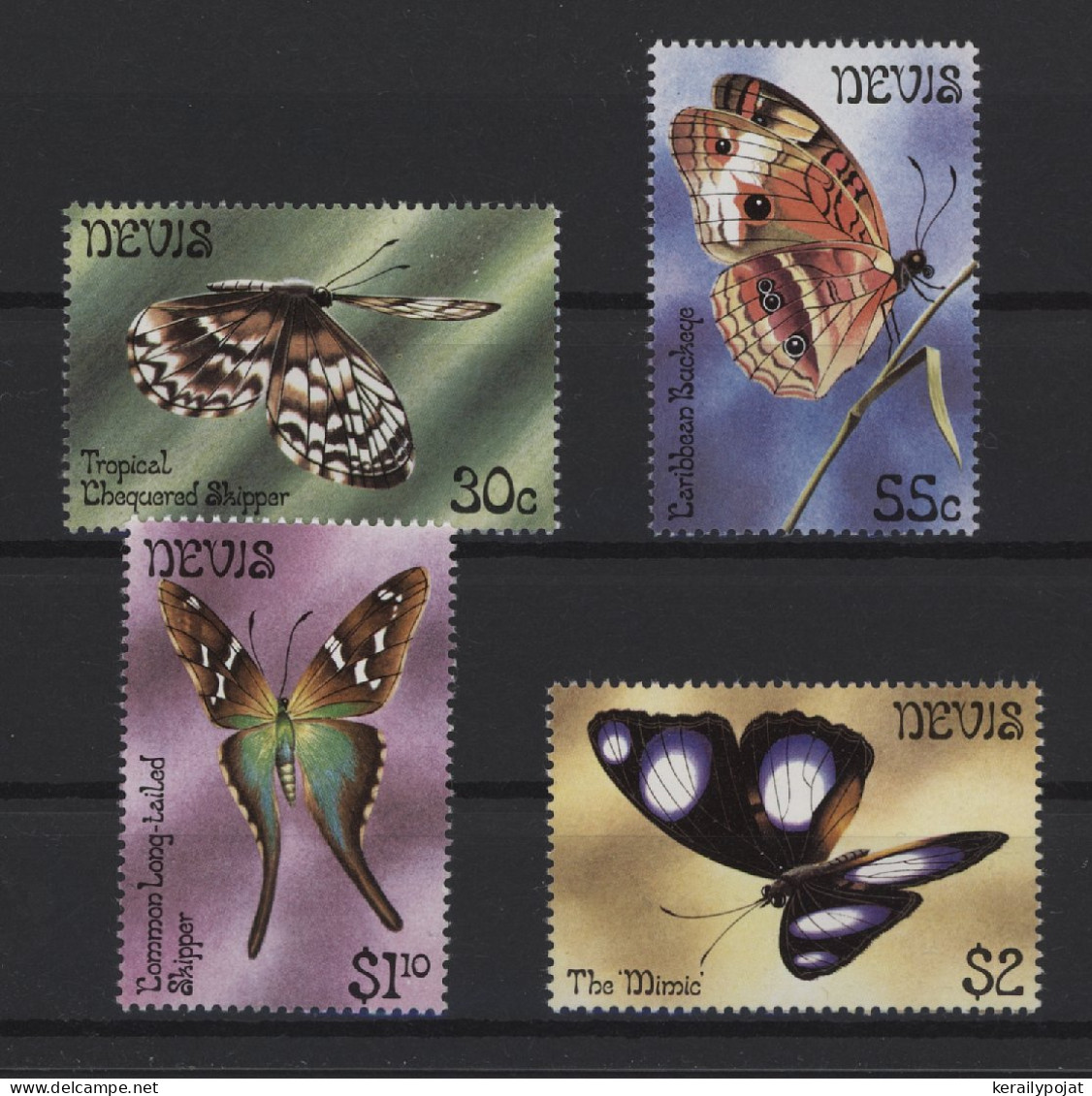 Nevis - 1983 Butterflies MNH__(TH-26933) - St.Kitts Und Nevis ( 1983-...)