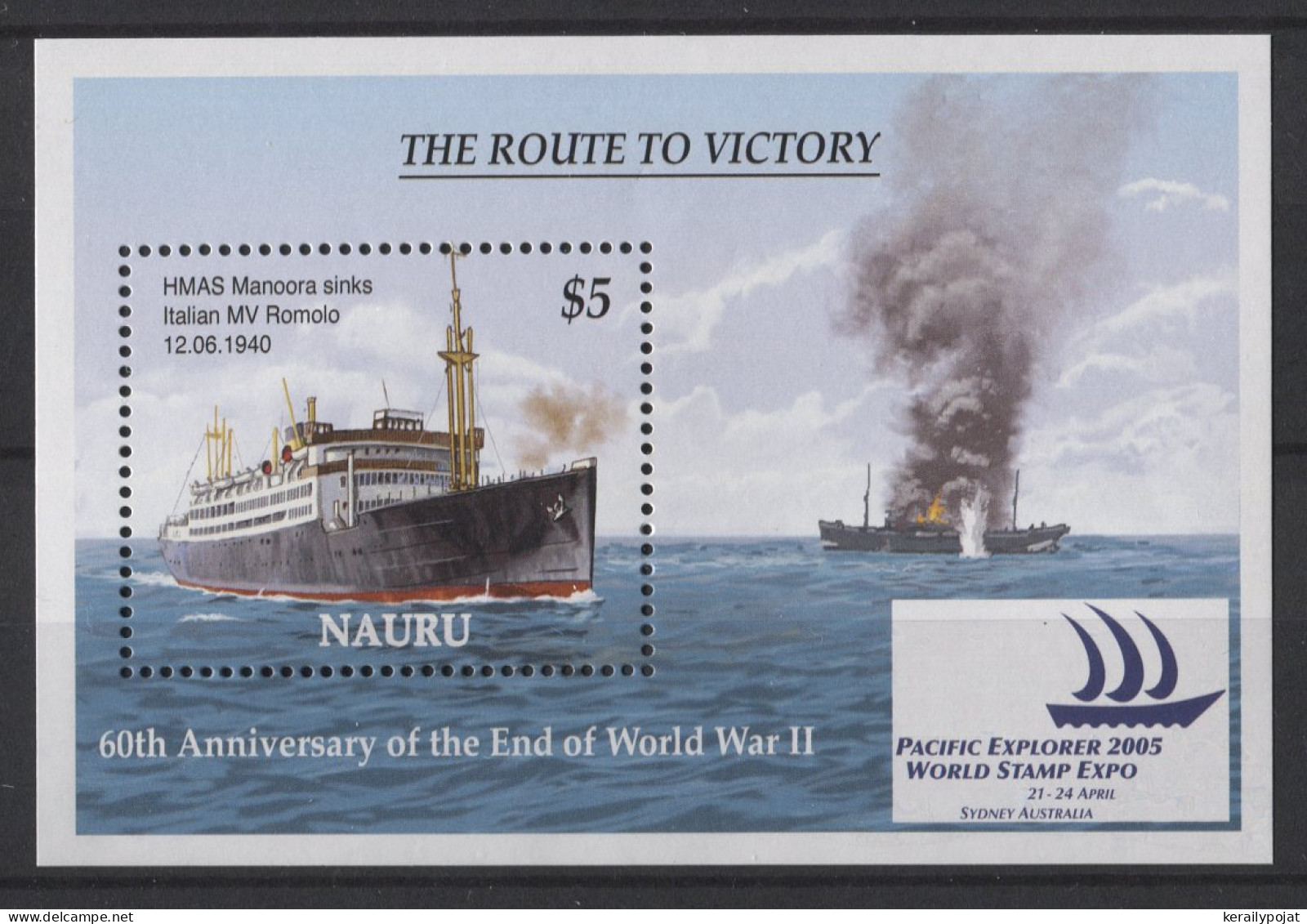 Nauru - 2005 Second World War Block MNH__(TH-26526) - Nauru