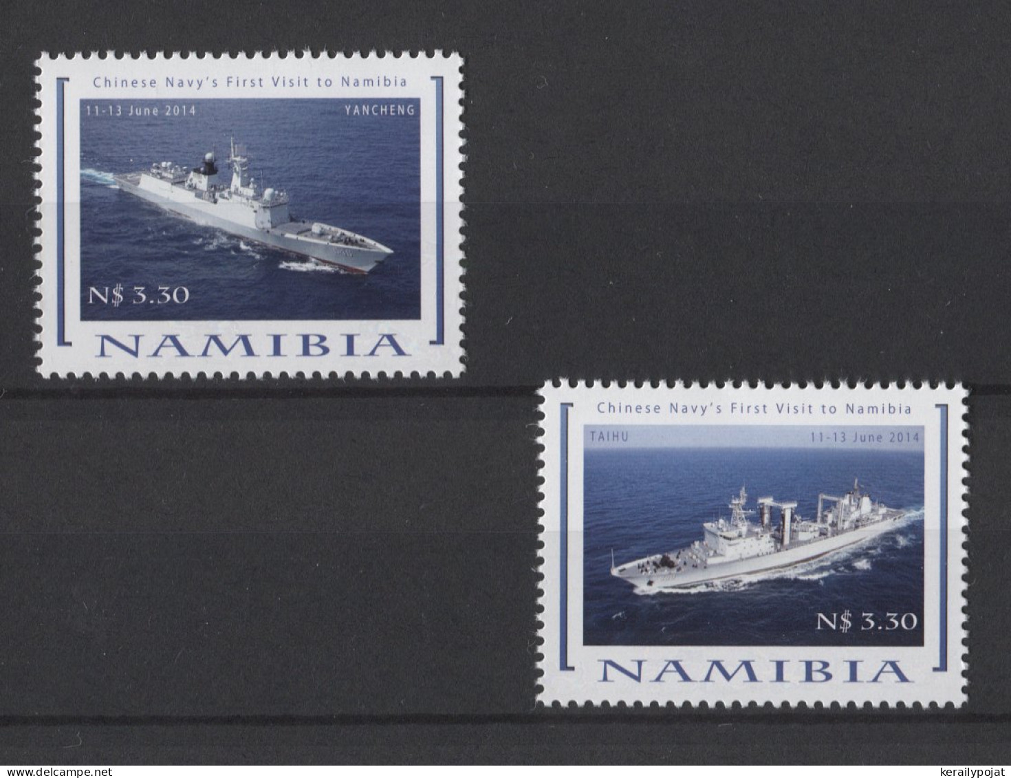 Namibia - 2014 Chinese Warships MNH__(TH-26170) - Namibie (1990- ...)