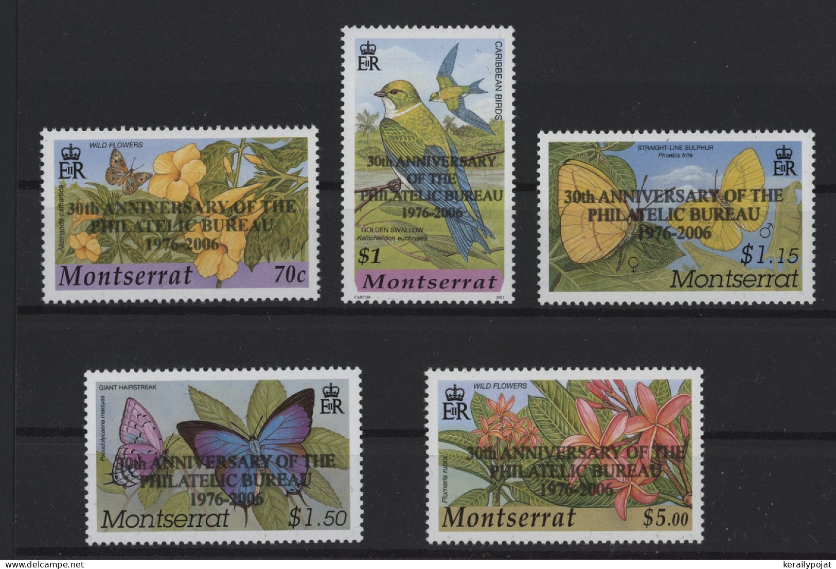 Montserrat - 2006 Philatelic Bureau Overprints MNH__(TH-26928) - Montserrat