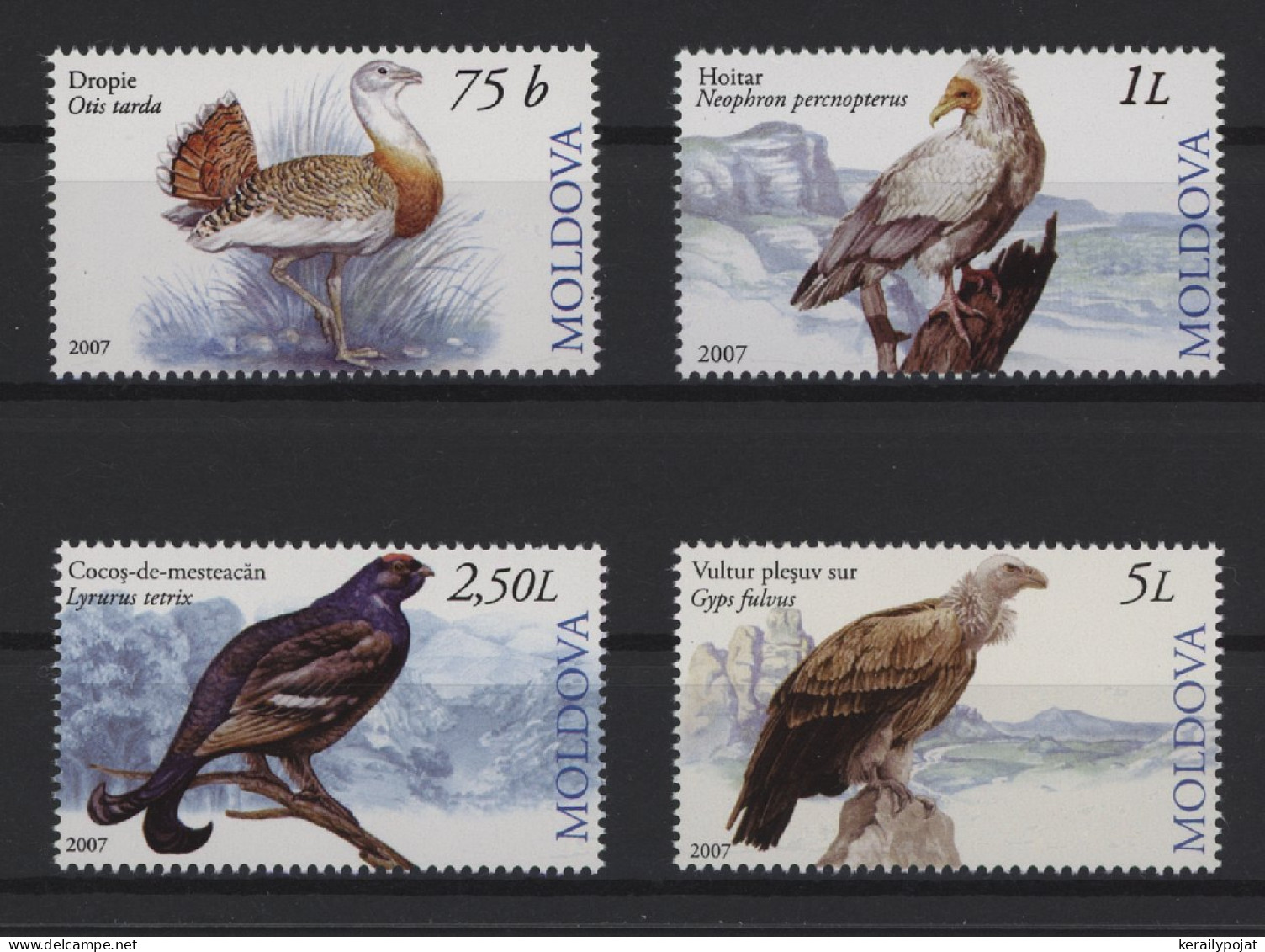 Moldova - 2007 Birds MNH__(TH-27105) - Moldova