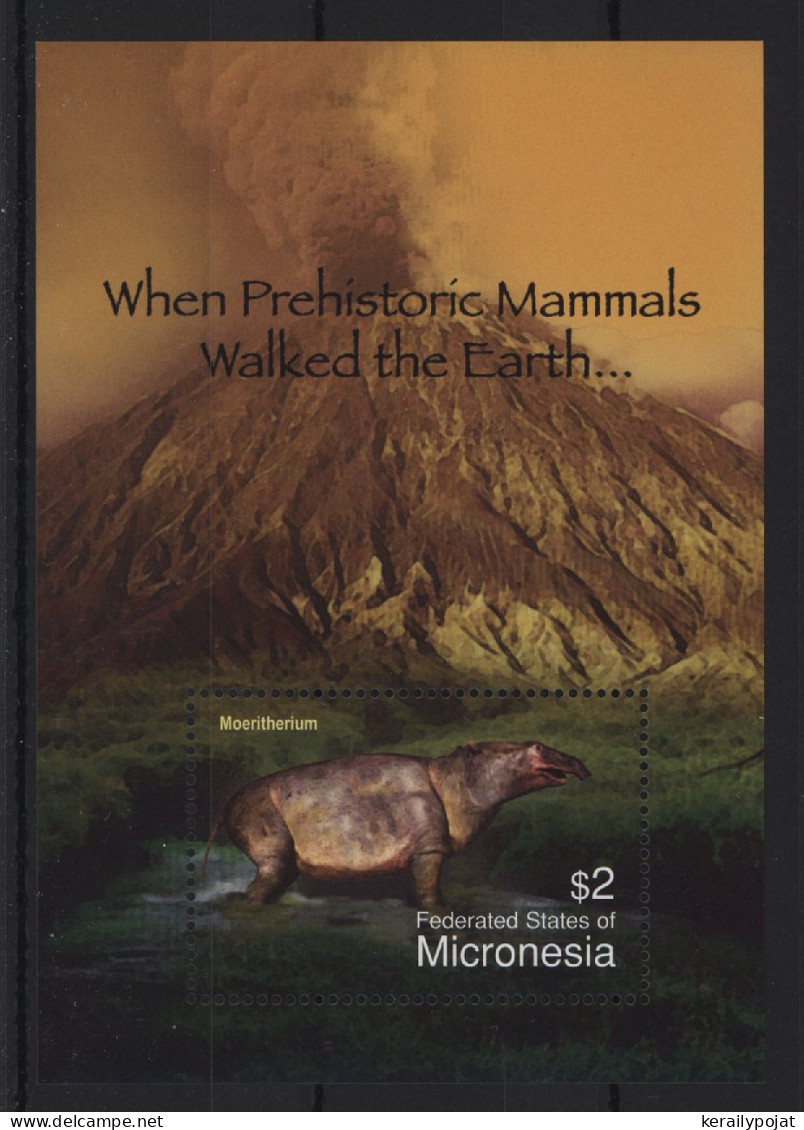 Micronesia - 2004 Prehistoric Animals Block (1) MNH__(TH-24348) - Micronesië