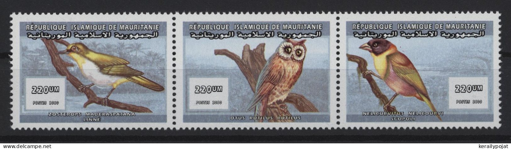 Mauritania - 2000 Birds Strip MNH__(TH-27261) - Mauritanie (1960-...)