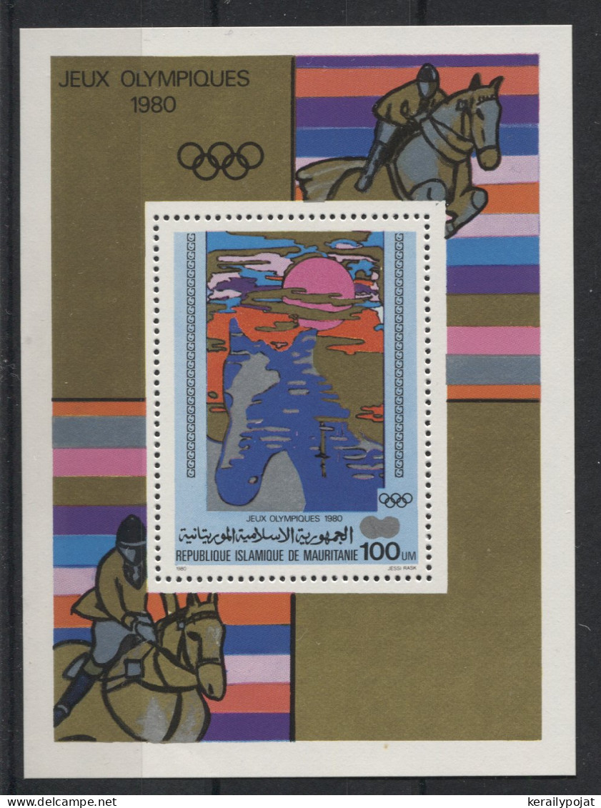 Mauritania - 1980 Summer Olympics Moscow Block MNH__(TH-24112) - Mauritanie (1960-...)