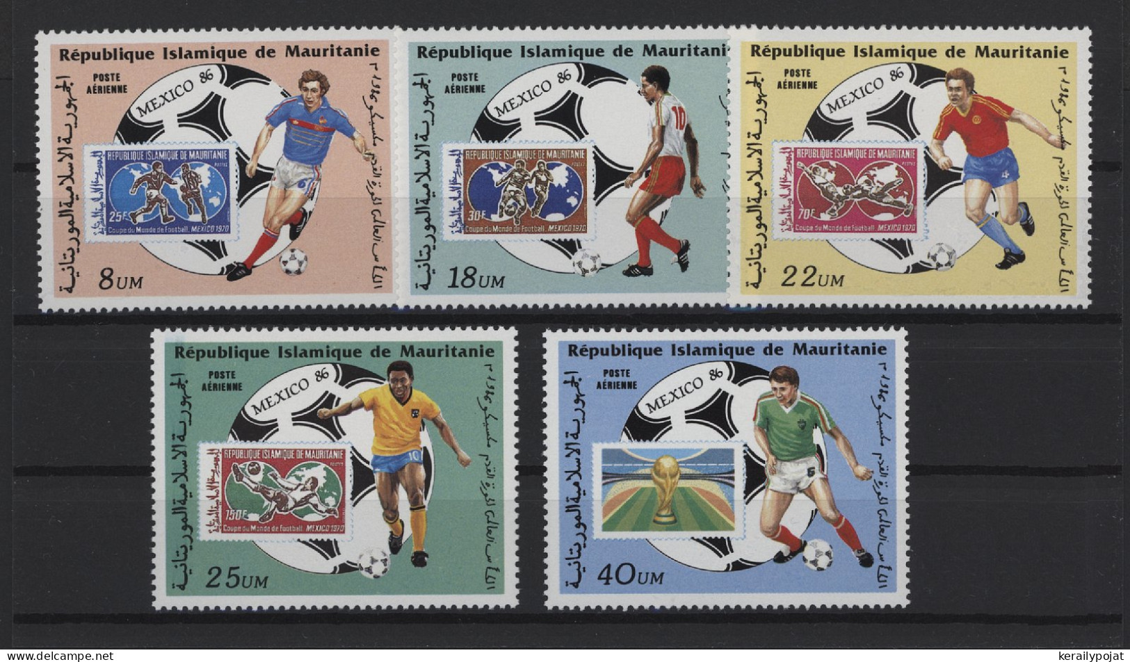 Mauritania - 1986 Soccer World Cup MNH__(TH-27772) - Mauritania (1960-...)