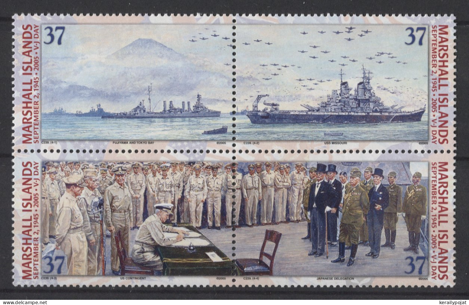 Marshall Islands - 2005 Second World War (II) Block Of Four MNH__(TH-26525) - Marshall Islands