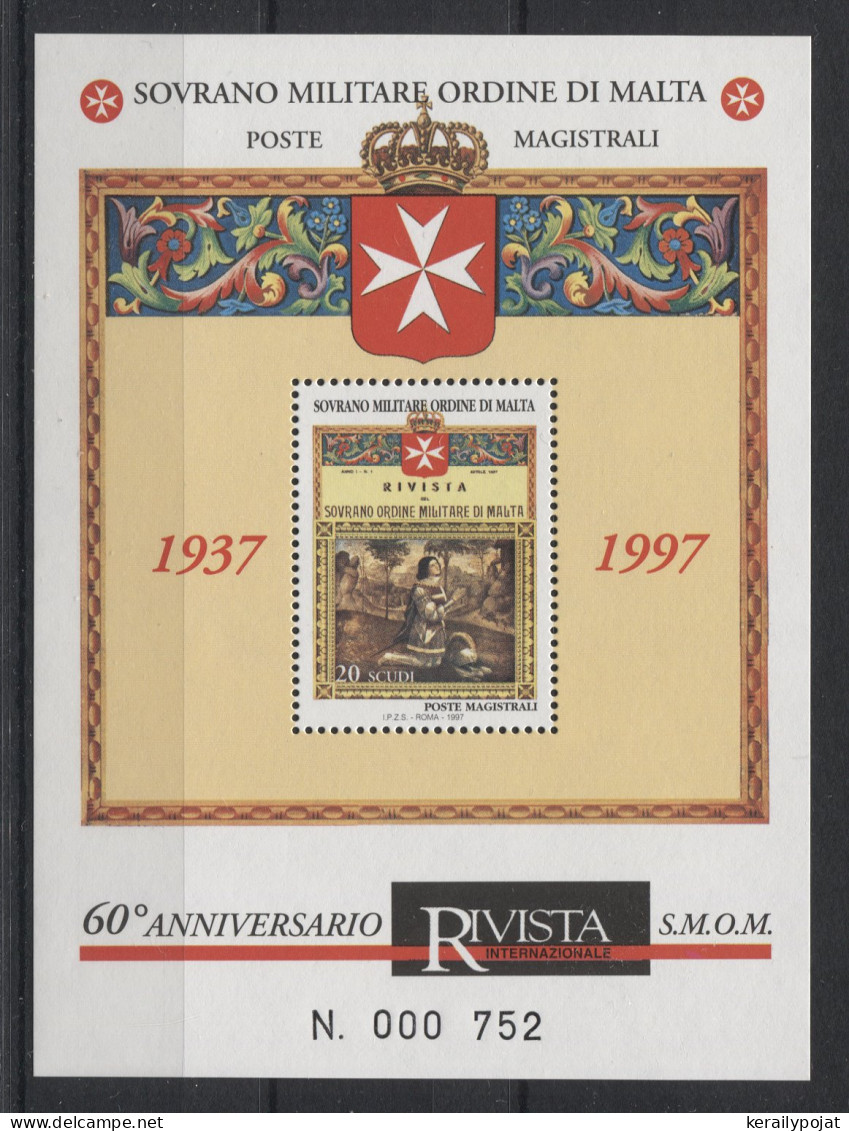 Malte (Ordre De) - 1997 Rivista Magazine Publication Block MNH__(TH-23480) - Malte (Ordre De)