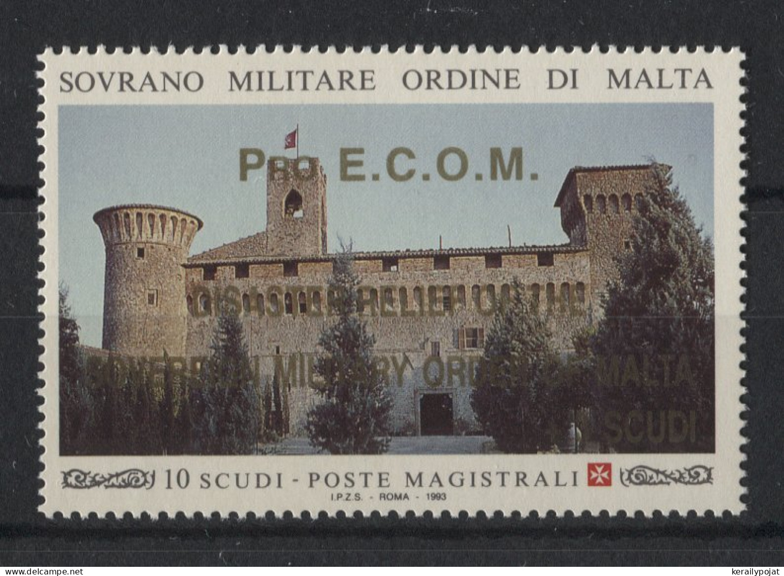 Malte (Ordre De) - 1996 Residence Of The Order MNH__(TH-23467) - Malte (Ordre De)