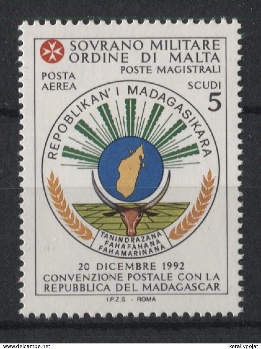 Malte (Ordre De) - 1994 Postal Agreement With Madagascar MNH__(TH-23454) - Malte (Ordre De)