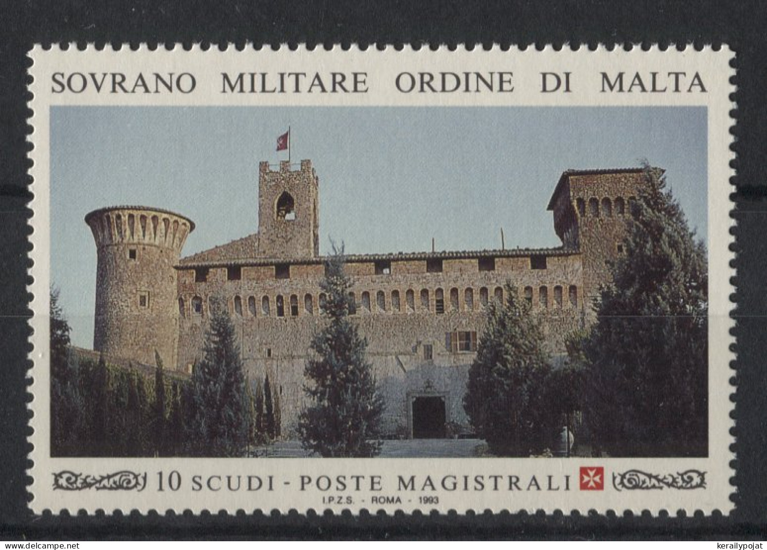 Malte (Ordre De) - 1993 Residence Of The Order MNH__(TH-23442) - Malte (Ordre De)