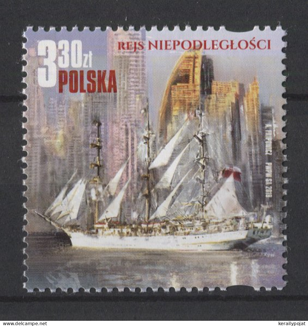 Poland - 2019 Frigate Dar M'odzie'y MNH__(TH-26227) - Unused Stamps