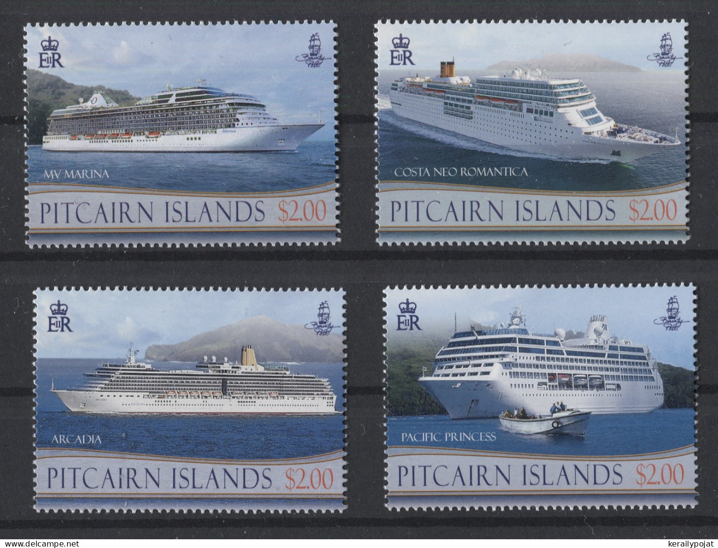 Pitcairn Islands - 2013 Cruise Ships MNH__(TH-26485) - Pitcairninsel