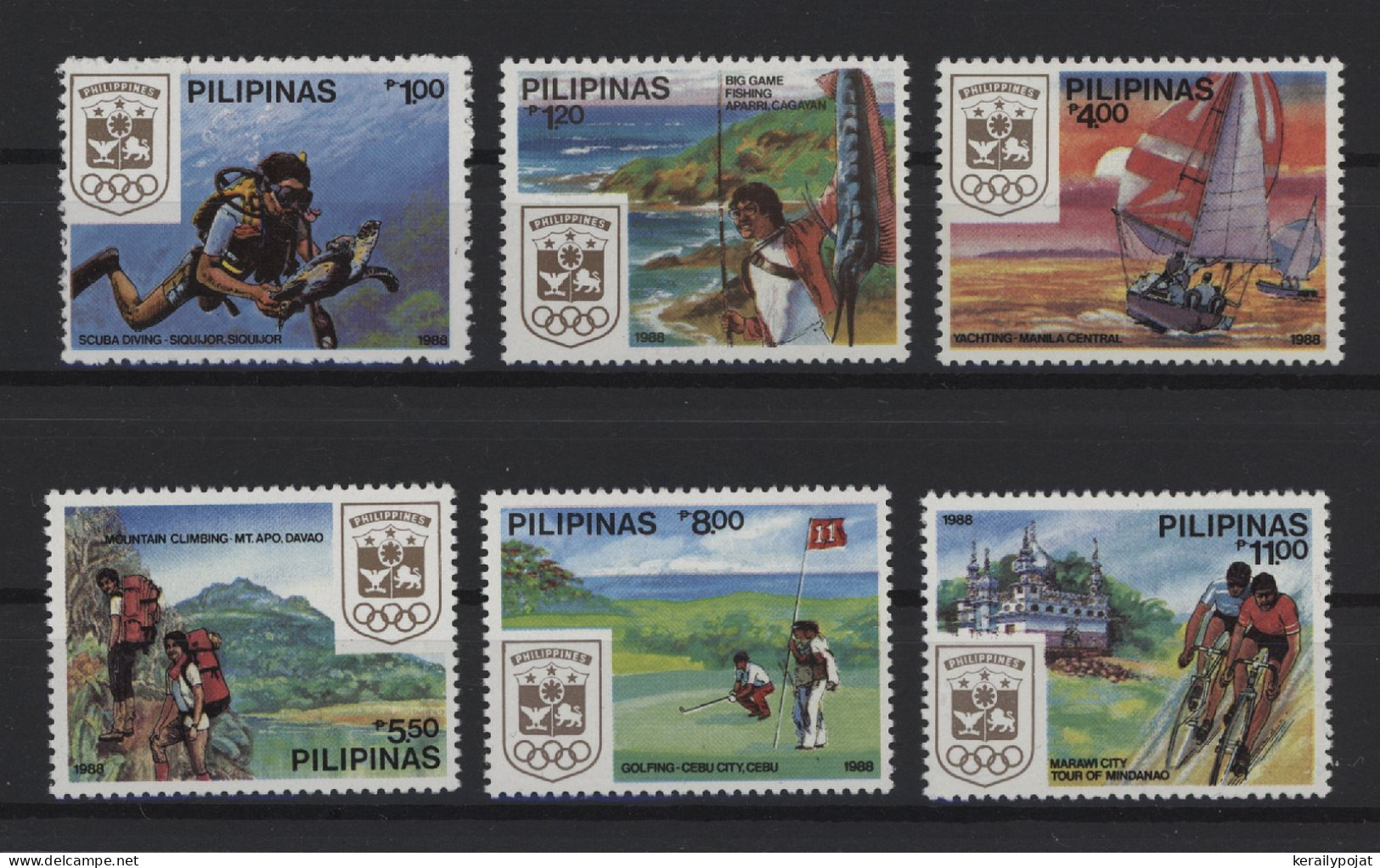 Philippines - 1988 Olympic Week MNH__(TH-27423) - Philippines