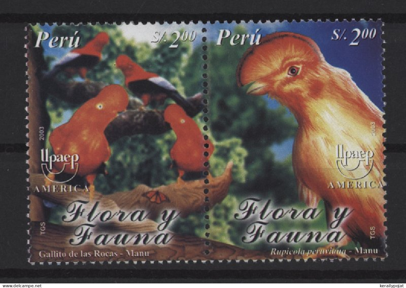 Peru - 2003 Native Fauna And Flora MNH__(TH-27184) - Peru